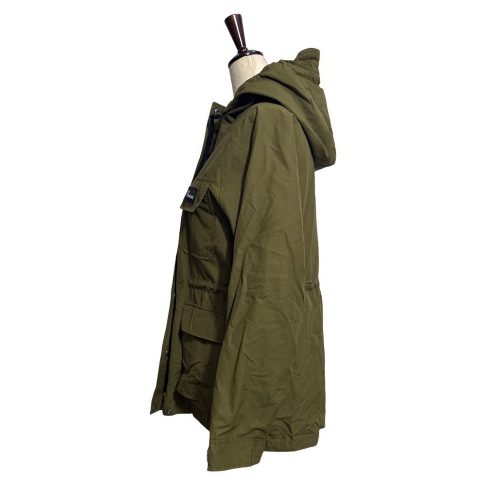 Madewell x Penfield • Kasson Flannel Lined Rain Field Cargo Jacket Olive Green S - Picture 6 of 16